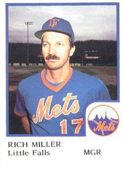 1986 ProCards Little Falls Mets #NNO Rich Miller Front