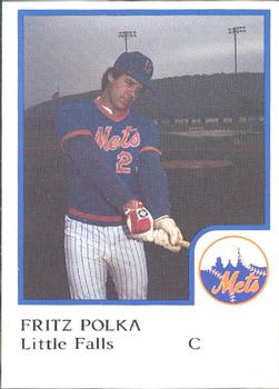 1986 ProCards Little Falls Mets #NNO Fritz Polka Front
