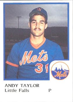 1986 ProCards Little Falls Mets #NNO Andy Taylor Front