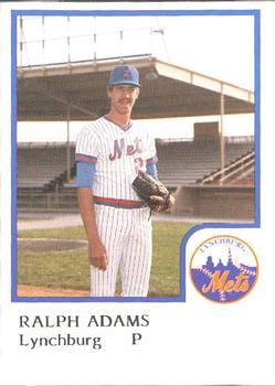 1986 ProCards Lynchburg Mets #NNO Ralph Adams Front