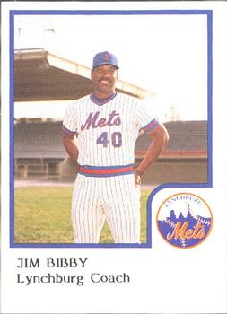 1986 ProCards Lynchburg Mets #NNO Jim Bibby Front