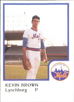 1986 ProCards Lynchburg Mets #NNO Kevin Brown Front