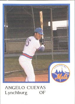1986 ProCards Lynchburg Mets #NNO Angelo Cuevas Front