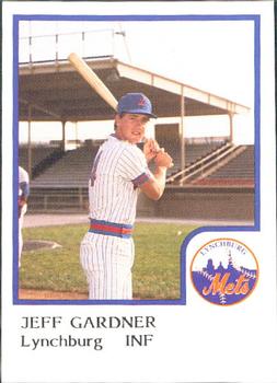 1986 ProCards Lynchburg Mets #NNO Jeff Gardner Front