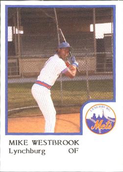 1986 ProCards Lynchburg Mets #NNO Mike Westbrook Front