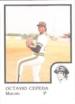 1986 ProCards Macon Pirates #5 Octavio Cepeda Front