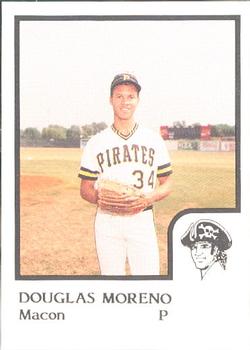 1986 ProCards Macon Pirates #16 Douglas Moreno Front