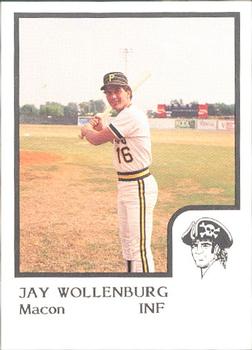 1986 ProCards Macon Pirates #26 Jay Wollenburg Front