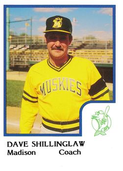 1986 ProCards Madison Muskies #22 Dave Shillinglaw Front