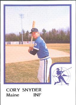 1986 ProCards Maine Guides #NNO Cory Snyder Front