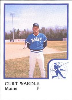 1986 ProCards Maine Guides #NNO Curt Wardle Front