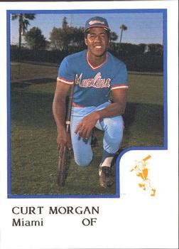 1986 ProCards Miami Marlins #18 Curt Morgan Front