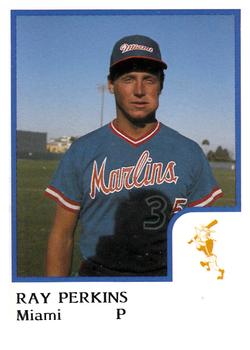 1986 ProCards Miami Marlins #20 Ray Perkins Front