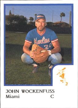 1986 ProCards Miami Marlins #29 John Wockenfuss Front