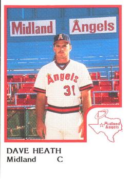 1986 ProCards Midland Angels #NNO Dave Heath Front