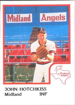 1986 ProCards Midland Angels #NNO John Hotchkiss Front