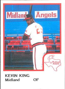 1986 ProCards Midland Angels #NNO Kevin King Front