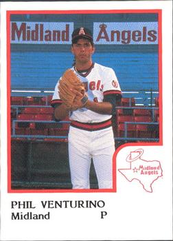1986 ProCards Midland Angels #NNO Phil Venturino Front