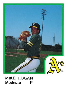 1986 ProCards Modesto A's #NNO Mike Hogan Front