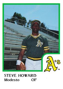 1986 ProCards Modesto A's #NNO Steve Howard Front