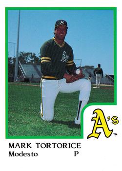 1986 ProCards Modesto A's #NNO Mark Tortorice Front
