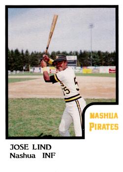 1986 ProCards Nashua Pirates #16 Jose Lind Front