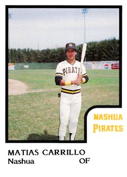 1986 ProCards Nashua Pirates #5 Matias Carrillo Front