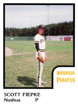 1986 ProCards Nashua Pirates #6 Scott Fiepke Front