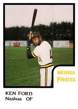 1986 ProCards Nashua Pirates #7 Ken Ford Front