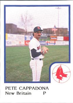 1986 ProCards New Britain Red Sox #NNO Pete Cappadona Front