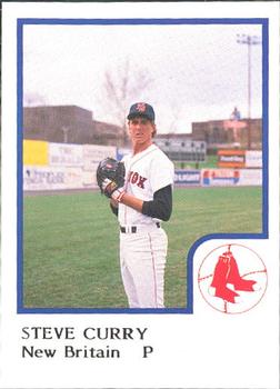 1986 ProCards New Britain Red Sox #NNO Steve Curry Front
