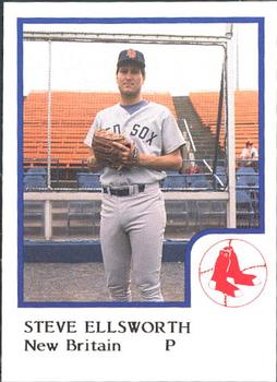 1986 ProCards New Britain Red Sox #NNO Steve Ellsworth Front