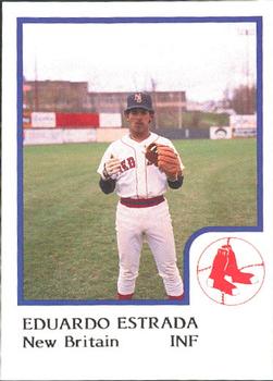 1986 ProCards New Britain Red Sox #NNO Eduardo Estrada Front