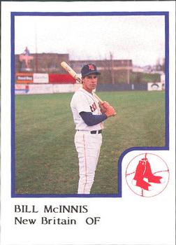 1986 ProCards New Britain Red Sox #NNO Bill McInnis Front