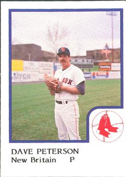 1986 ProCards New Britain Red Sox #NNO Dave Peterson Front