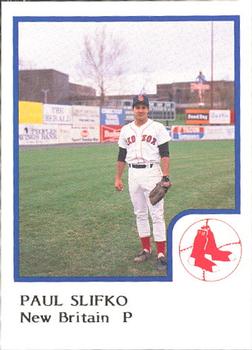 1986 ProCards New Britain Red Sox #NNO Paul Slifko Front
