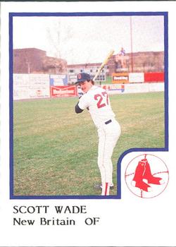1986 ProCards New Britain Red Sox #NNO Scott Wade Front