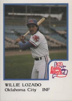 1986 ProCards Oklahoma City 89ers #10 Willie Lozado Front