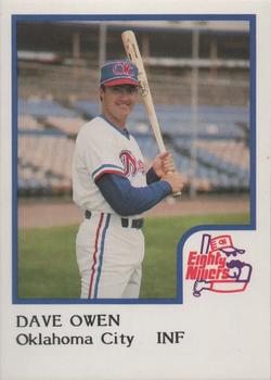 1986 ProCards Oklahoma City 89ers #16 Dave Owen Front
