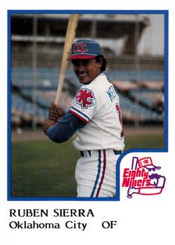 1986 ProCards Oklahoma City 89ers #21 Ruben Sierra Front