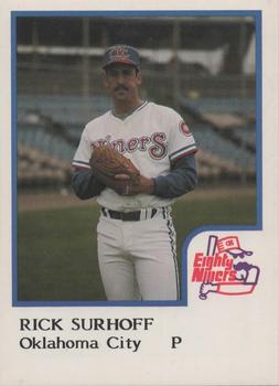 1986 ProCards Oklahoma City 89ers #22 Rick Surhoff Front