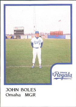 1986 ProCards Omaha Royals #NNO John Boles Front
