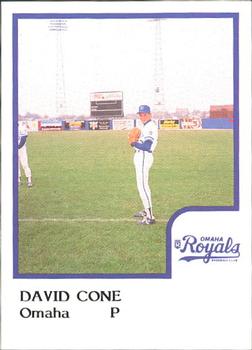 1986 ProCards Omaha Royals #NNO David Cone Front