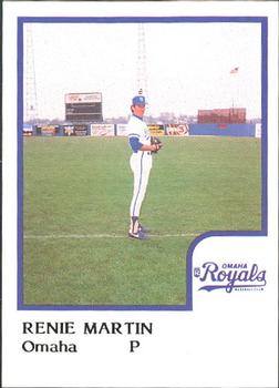 1986 ProCards Omaha Royals #NNO Renie Martin Front