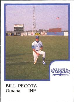 1986 ProCards Omaha Royals #NNO Bill Pecota Front
