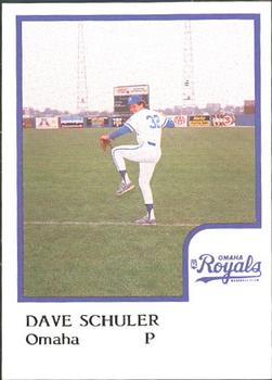 1986 ProCards Omaha Royals #NNO Dave Schuler Front