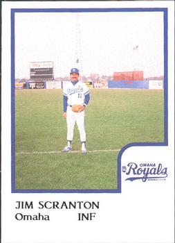 1986 ProCards Omaha Royals #NNO Jim Scranton Front