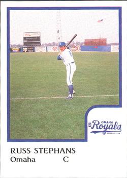 1986 ProCards Omaha Royals #NNO Russ Stephans Front