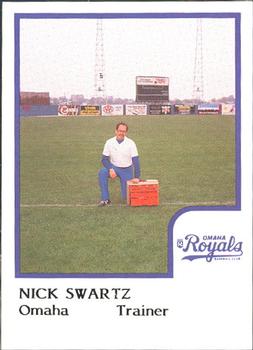1986 ProCards Omaha Royals #NNO Nick Swartz Front