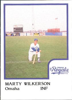 1986 ProCards Omaha Royals #NNO Marty Wilkerson Front
